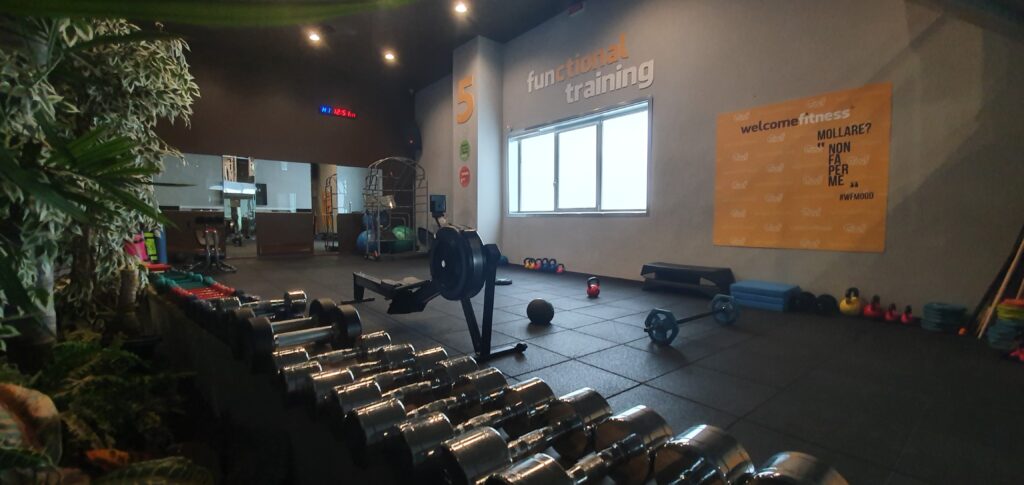 scopri l'area funzionale di welcomefitness